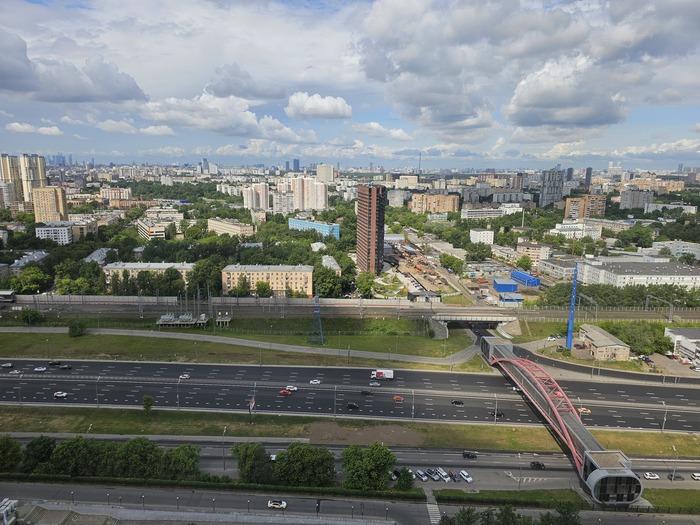 Вид с 28 этаже Измайлово Гамма