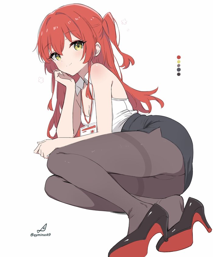  Anime Art, , Bocchi the Rock!, Kita Ikuyo, Pixiv