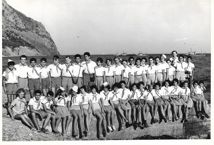 Это наш артековский отряд. Дружина "Лесная".