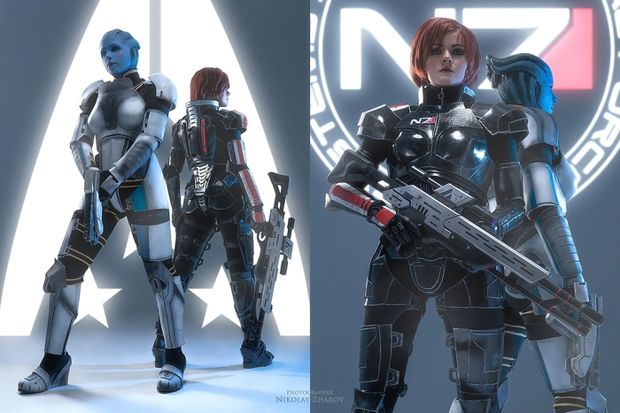 Mass Effect | Commander Shepard & Liara T'Soni ,  , , Mass Effect, Bioware,  , ,  (), 