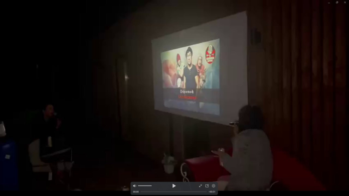 Ночное караоке на даче