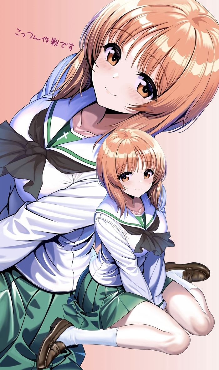 Miho Anime Art, , Girls und Panzer, Nishizumi miho, Pixiv,  