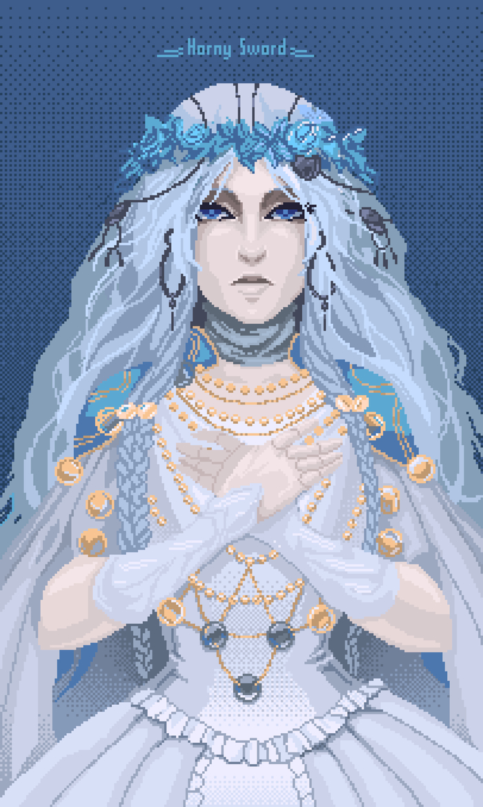   , , Pixel Art, , Game Art, Elden Ring, Revenant (Elden Ring), Dark Souls