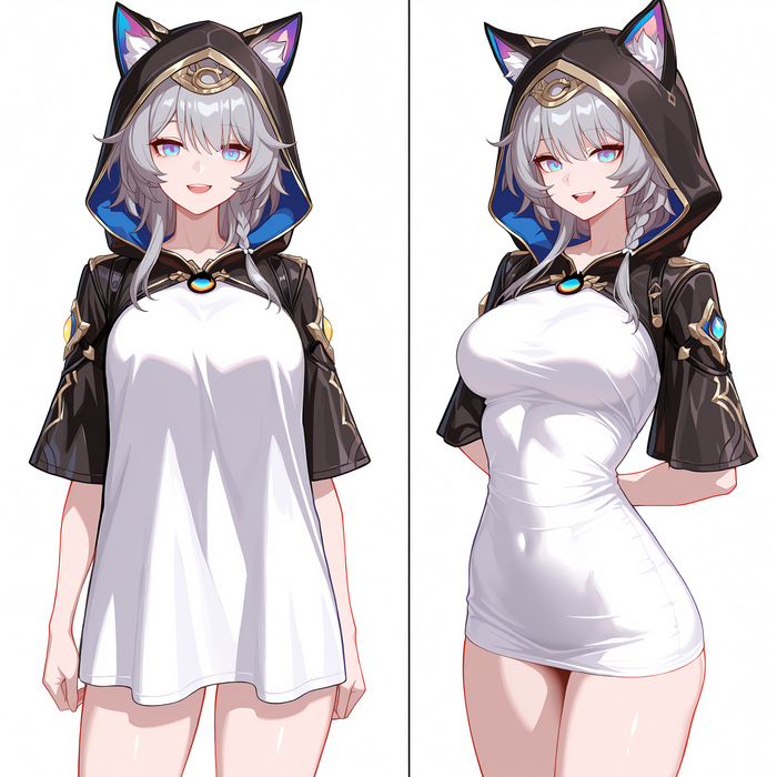 ? Anime Art, Honkai: Star Rail, Cipher (Honkai: Star Rail), Animal Ears,  