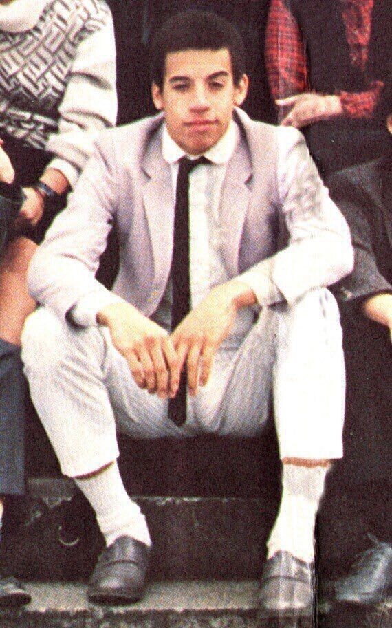 Вин Дизель в старшей школе, 1985 год.