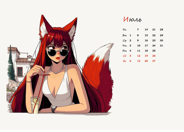  -2025:   , , Anime Art, , , , Animal Ears, , , , , Ginger & White