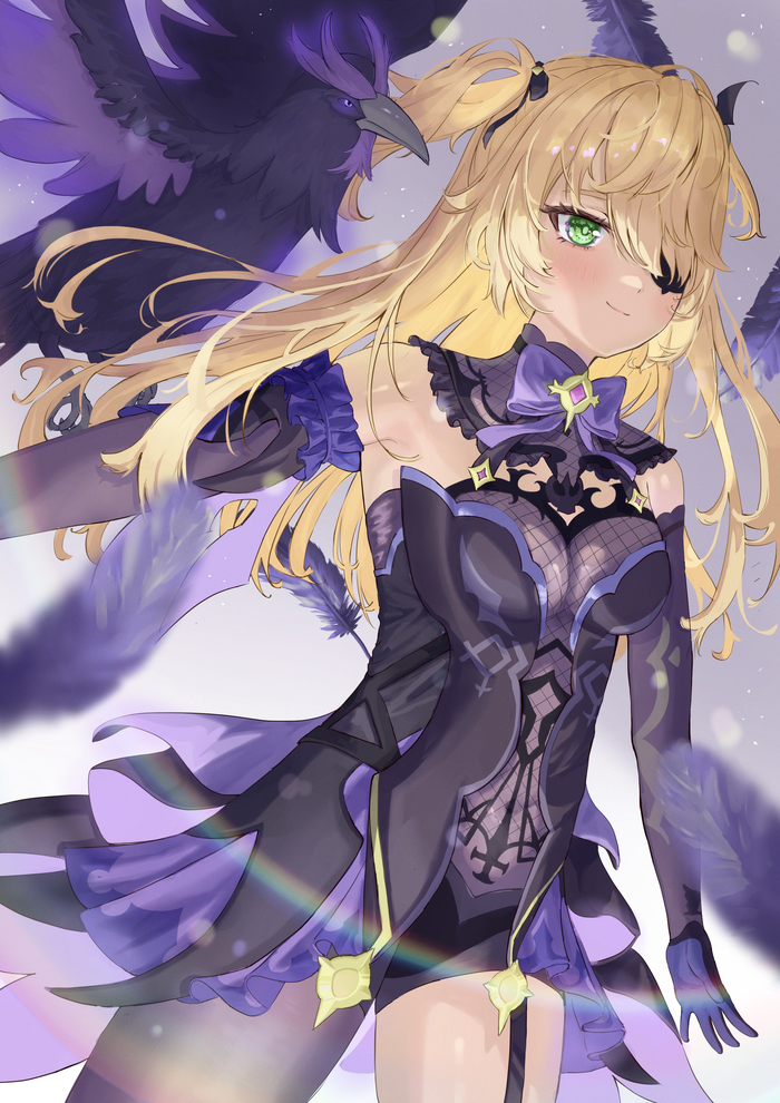  Genshin Impact, Pixiv, Anime Art, , Fischl (Genshin Impact)