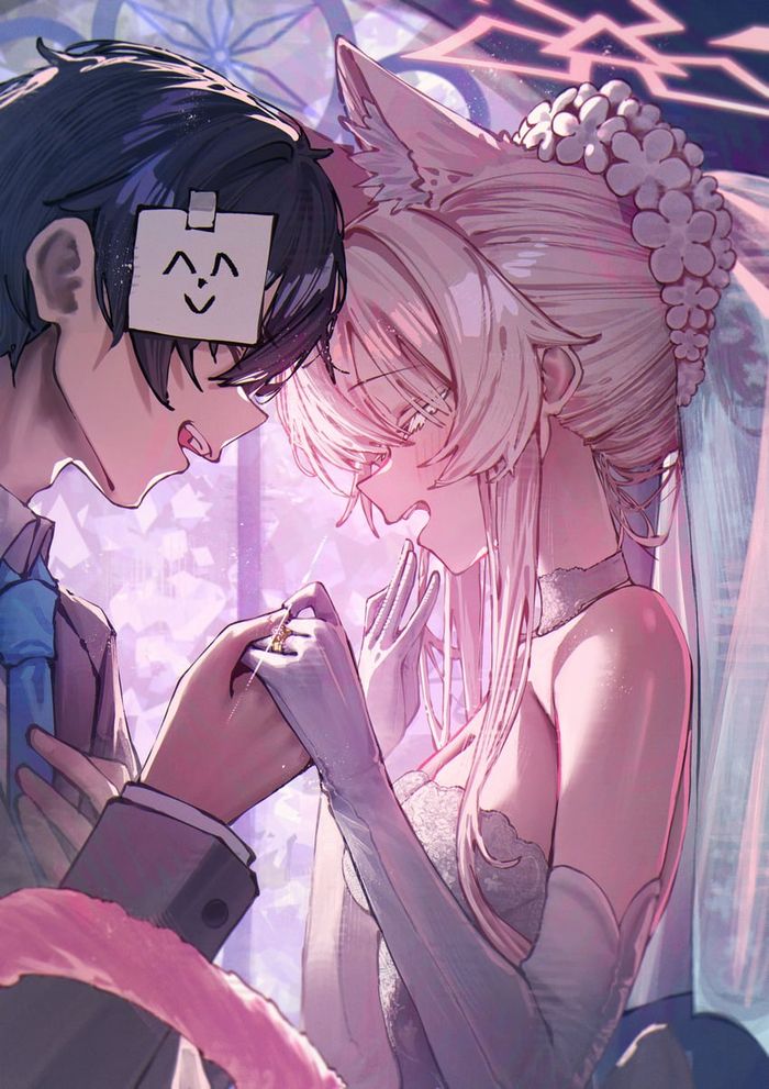      , Anime Art, Blue Archive, Sensei (Blue Archive), Kiyosumi Akira, Animal Ears, , ,  