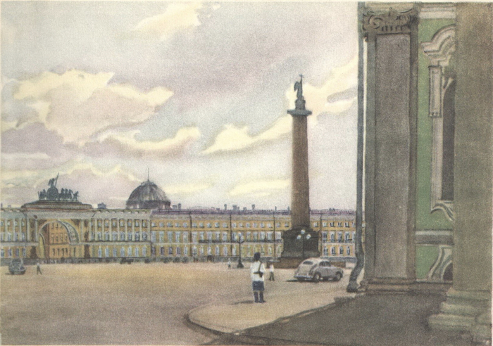 Дворцовая площадь. К.К.Купецио, 1959 год.