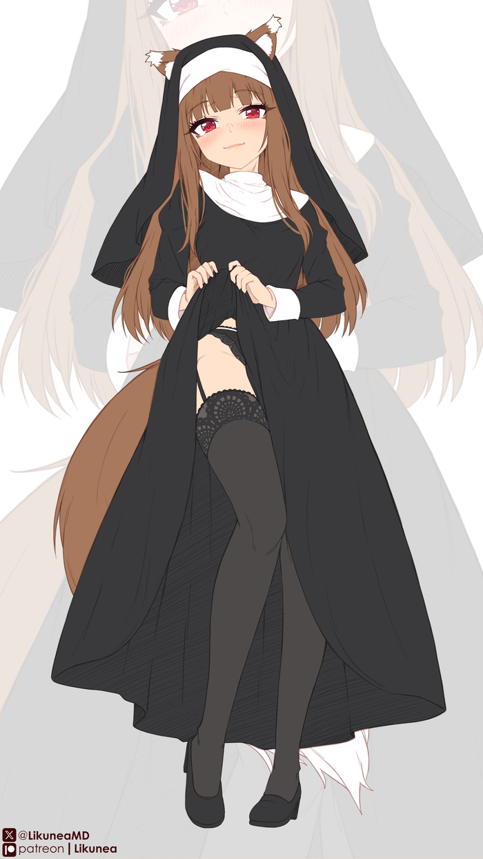  , Anime Art, Holo, Spice and Wolf, , , , Animal Ears, , Twitter ()