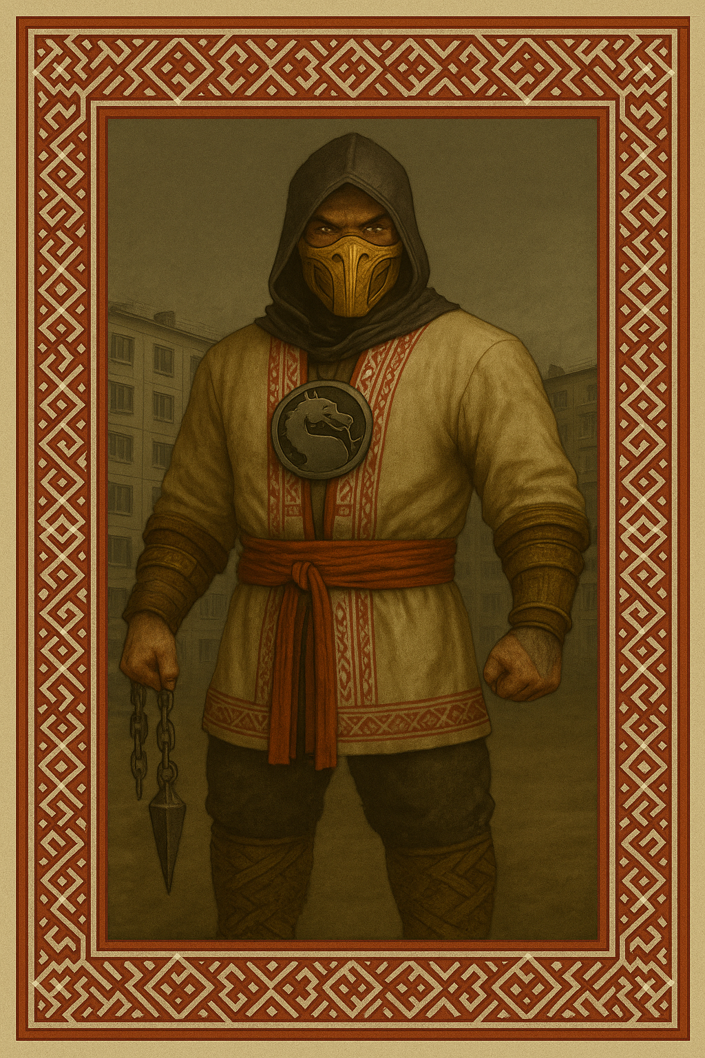 The Deadly Sich - Mortal kombat, Five-story building, Deadly combat, Longpost, Neural Network Content