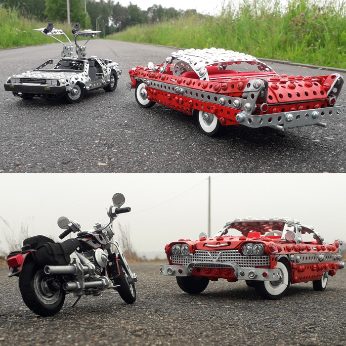 DeLorean, Plymouth Fury, Harley-Davidson Fat Boy   , ,    Delorean,    (), ,  2:  , , ,  , 