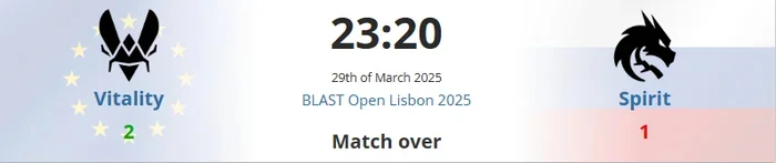 Blast Open Lisbon:     Vitality