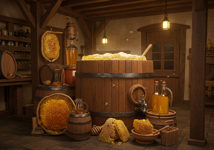 Чан с медовухой