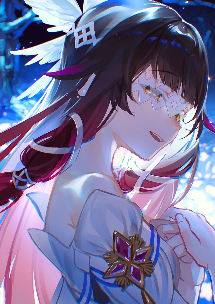  Genshin Impact, , Anime Art, Columbina (Genshin Impact), 