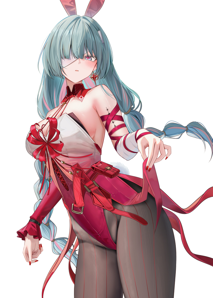  Anime Art, , Phrolova (Wuthering Waves), Wuthering Waves, Bunnysuit, Ru zhai