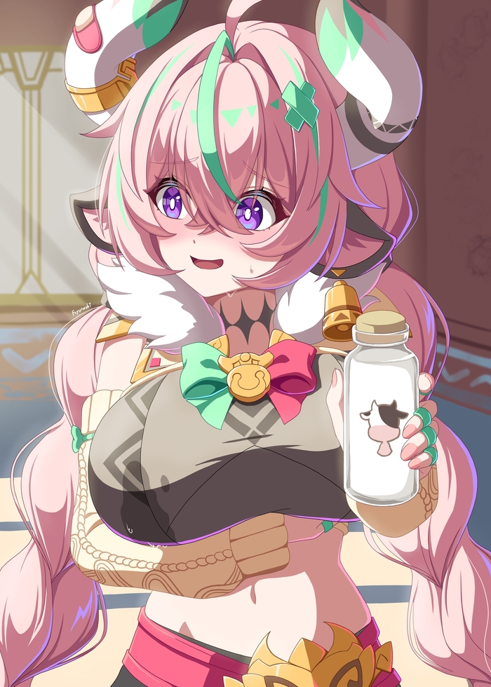 ,  ?  -  ! Genshin Impact, , Anime Art, Varesa (Genshin Impact), ,   