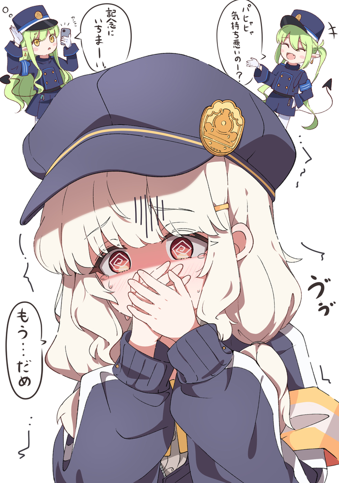  , Anime Art, Loli, Blue Archive, Utsumi Aoba, Tachibana Nozomi, Tachibana Hikari