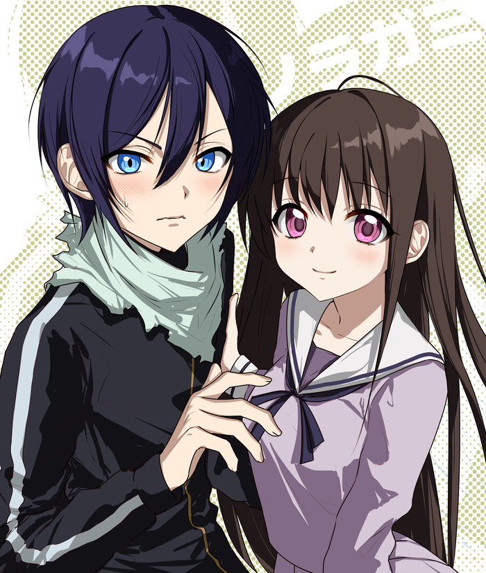 Yato & Hiyori Anime Art, , Noragami, Yato, Iki Hiyori, Pixiv