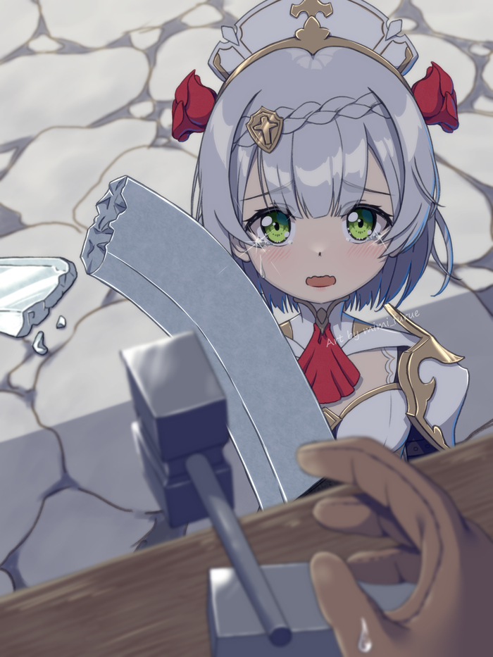  Genshin Impact, , Anime Art, Noelle (Genshin Impact), , 