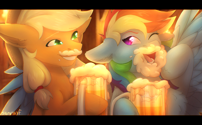    ! My Little Pony, Applejack, Rainbow Dash