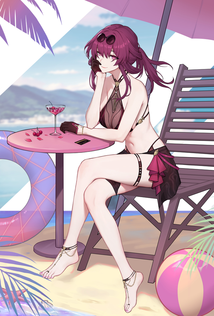    , Anime Art, Kafka (Honkai: Star Rail), Honkai: Star Rail, 