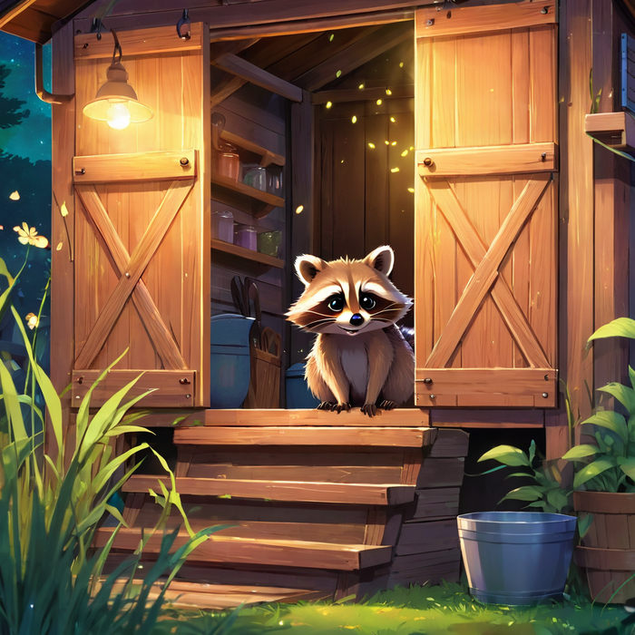 Арты из нейросети - 455 Контент нейросетей, Арты нейросетей, Нейронные сети, Искусственный интеллект, Stable Diffusion, Картинки, Telegram (ссылка), Енот, Дом