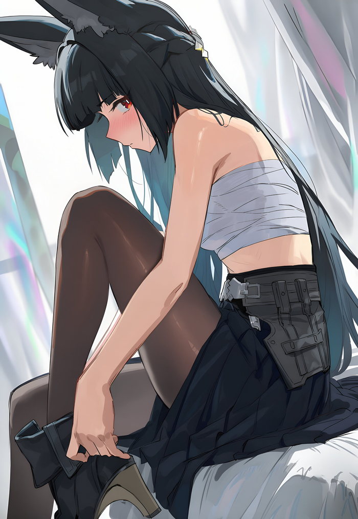 Zenless Zone Zero, Hoshimi Miyabi (zzz), , , , , Anime Art, Animal Ears,  ,  , Hare_zzv