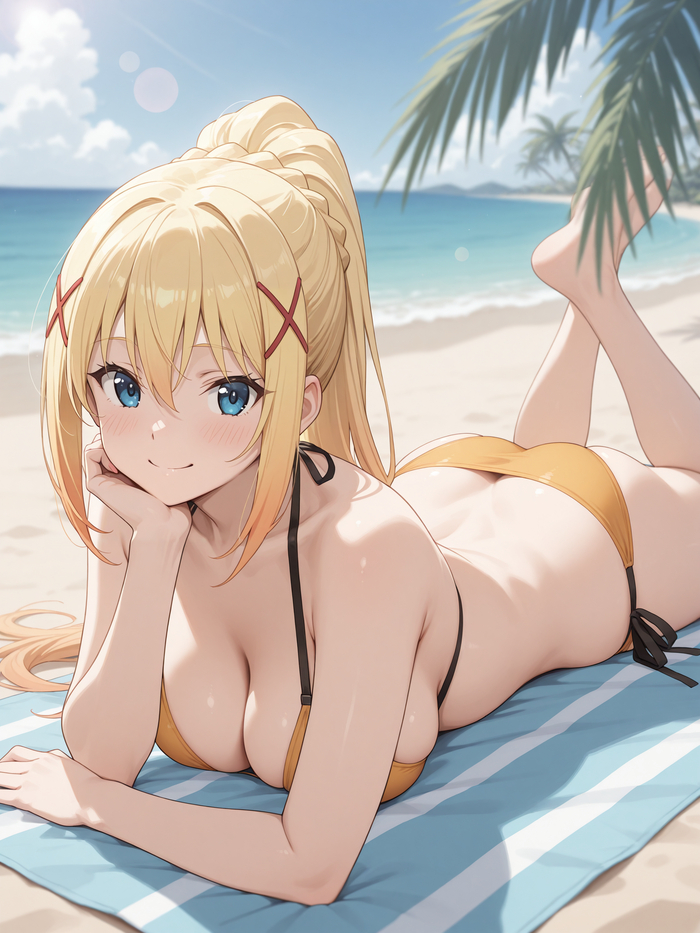 , :   , Stable Diffusion, , Anime Art, , Konosuba, Darkness,  , , , ,  