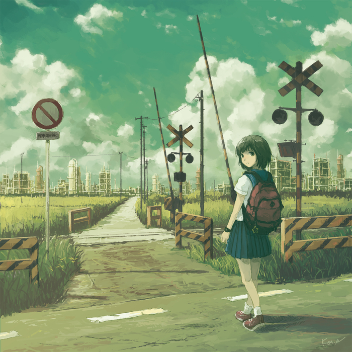   , Anime Art, Original Character, , , Seifuku,  , 