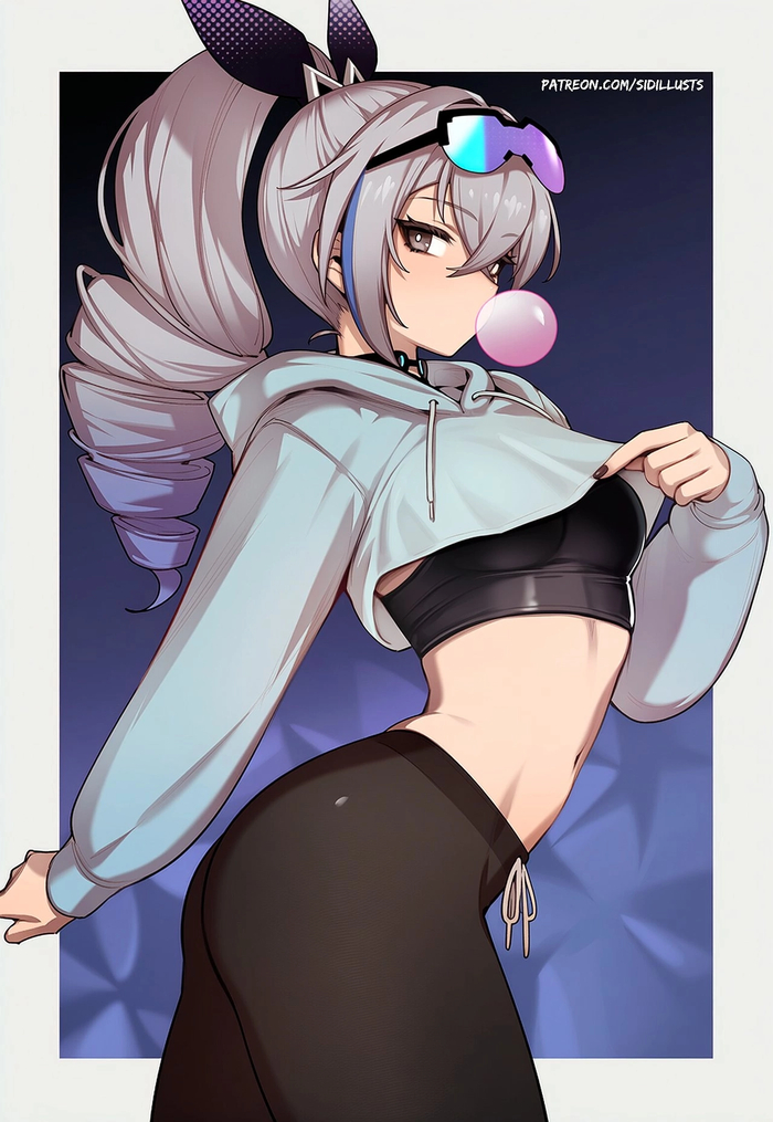Wolf , Anime Art, Honkai: Star Rail, Silver Wolf (Honkai: Star Rail), 