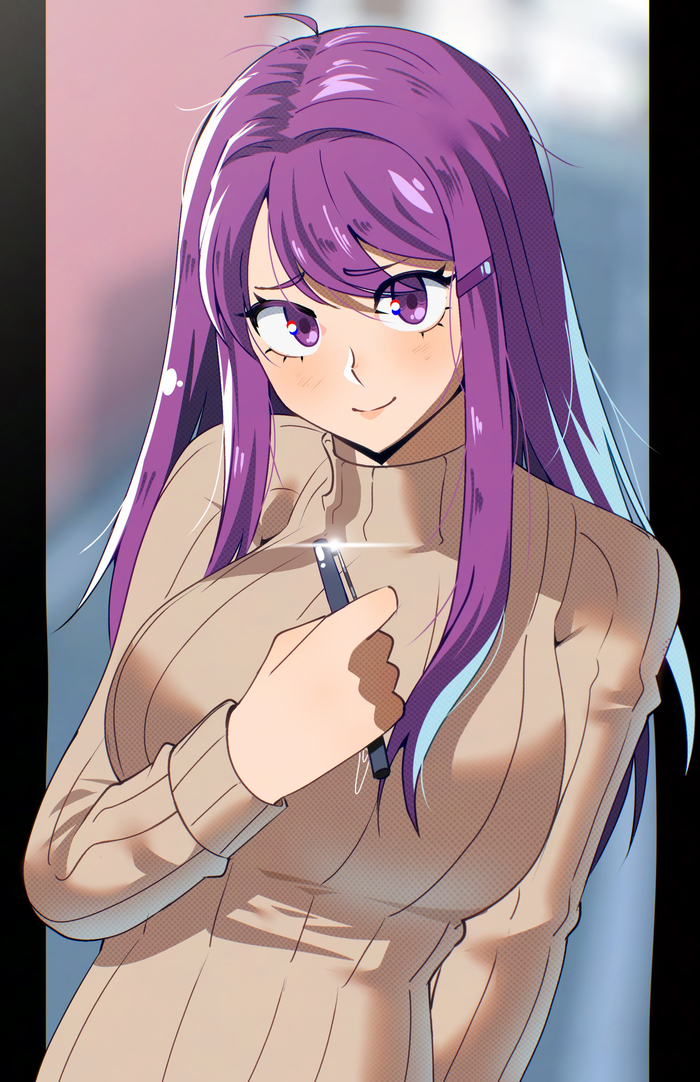  Anime Art, , , Doki Doki Literature Club, Yuri DDLC,  