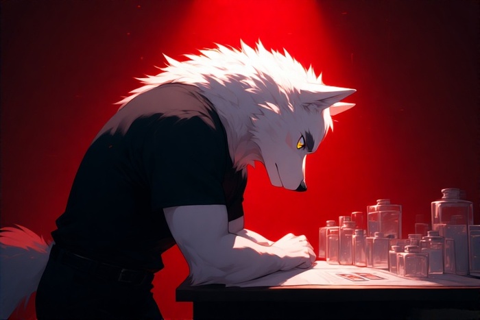    Wolfmks #1814 ,  , Furry Art,  , Furry wolf, 