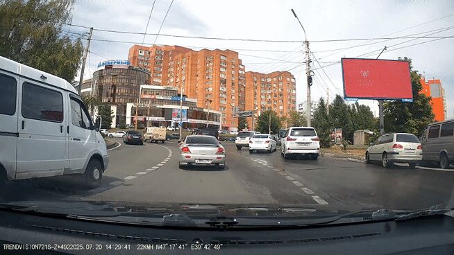 Съезд с кругового. Очередные альтернативно одарённые ПДД, Дорога, Круговое движение, Гифка, Мат