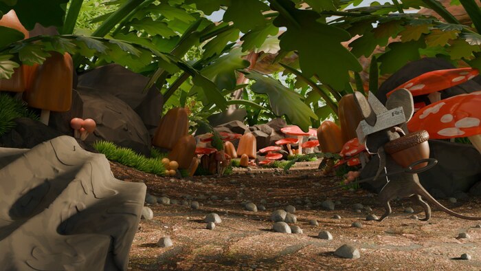 Little mouse in big world