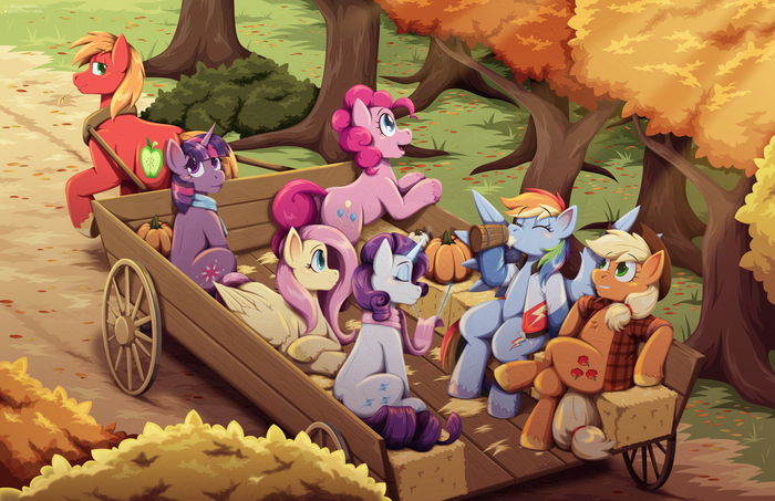  My Little Pony, Twilight Sparkle, Fluttershy, Rarity, Applejack, Big Macintosh, Rainbow Dash, Pinkie Pie