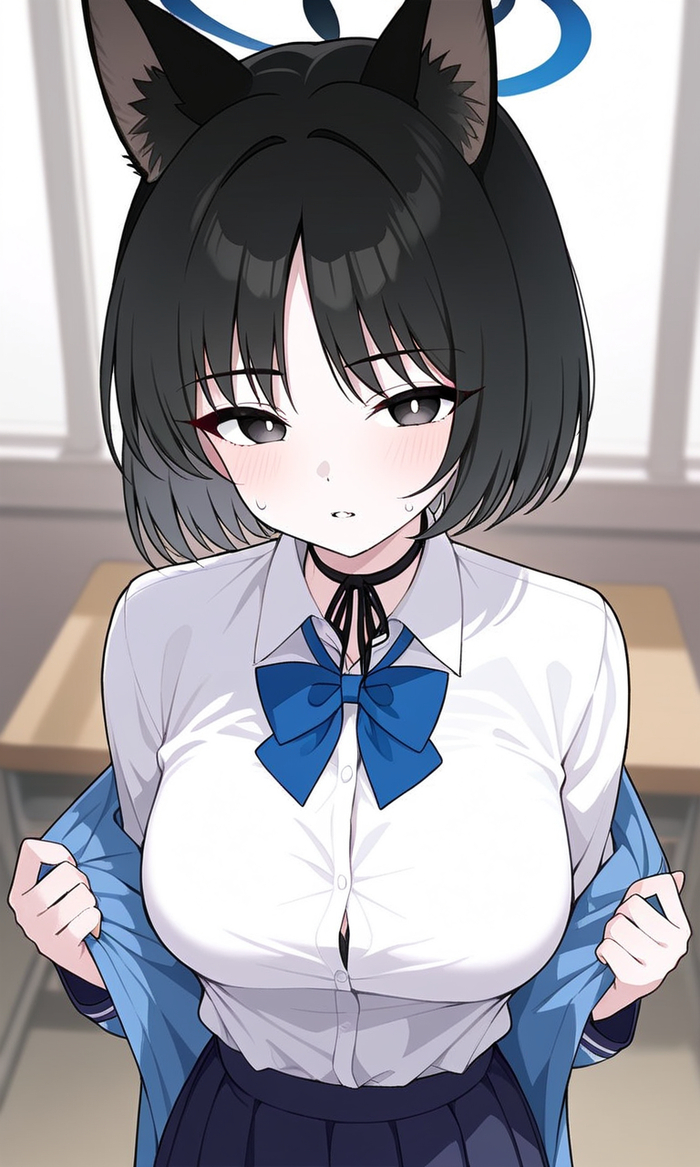   , Anime Art, , Animal Ears, Blue Archive