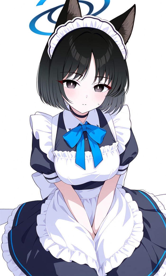     , Anime Art, , Animal Ears, Blue Archive,   