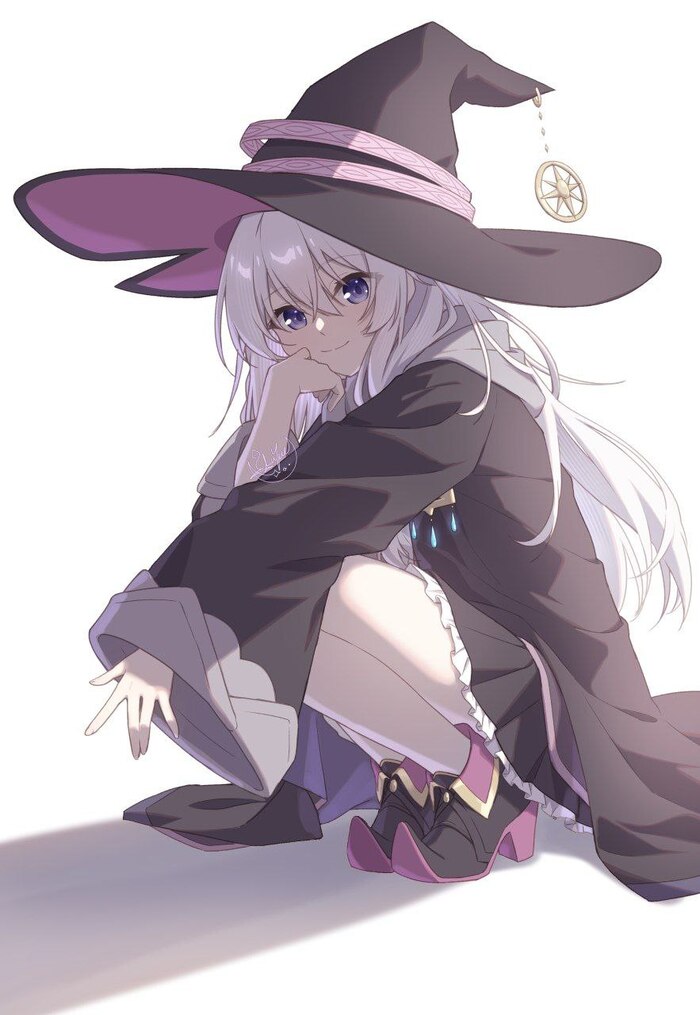  , Anime Art, Majo no tabitabi, Elaina