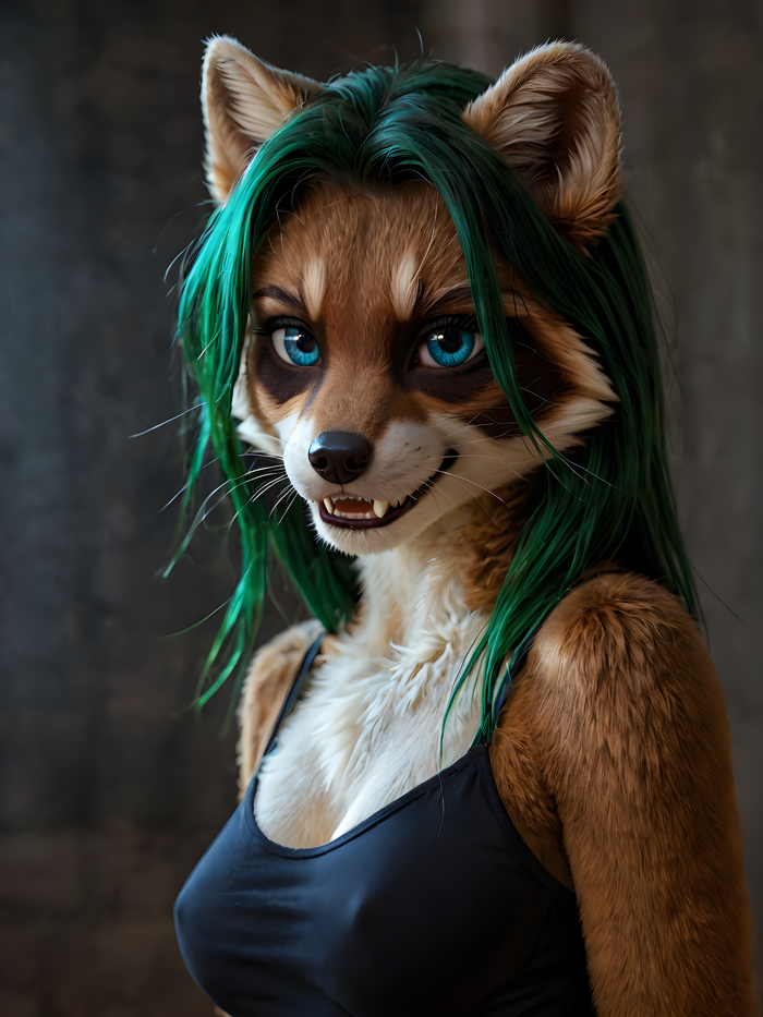    Wolfmks #1861 ,  , Furry Art, Furotica, Furotica female,  , Stable diffusion 3, Furry Raccoon, 
