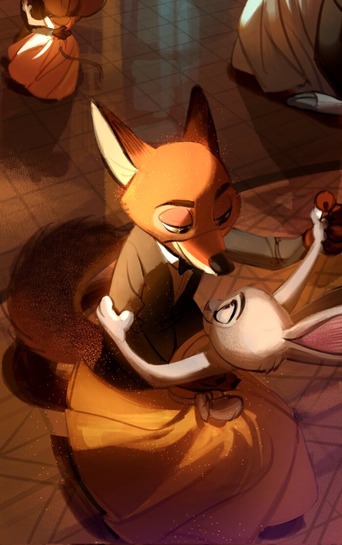    ,  2, Andrejskalin, Carrot_berry217,   , Nick Wilde, Judy Hopps, , , Furry Fox, Furry rabbit, , 