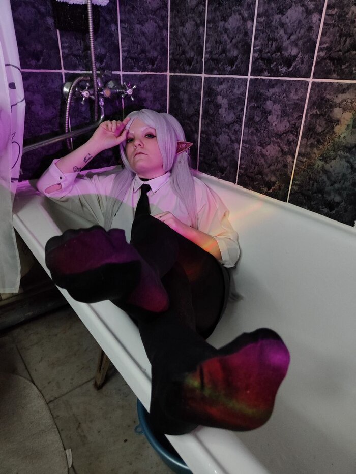 Фрирен Фотография, Косплееры, Косплей, Длиннопост, Колготки, Футфетиш