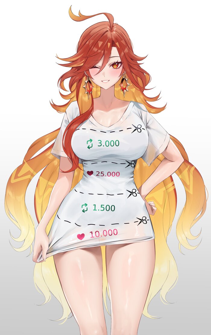 Mavuika Anime Art, Genshin Impact, Mavuika (Genshin Impact), Vitaminechan