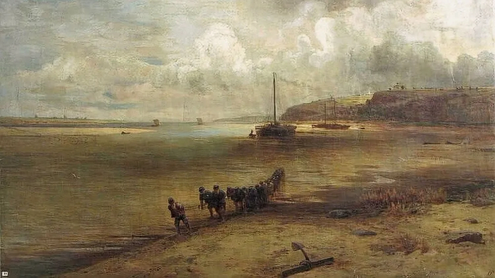 «Волга под Юрьевцем». Картина А. Саврасова