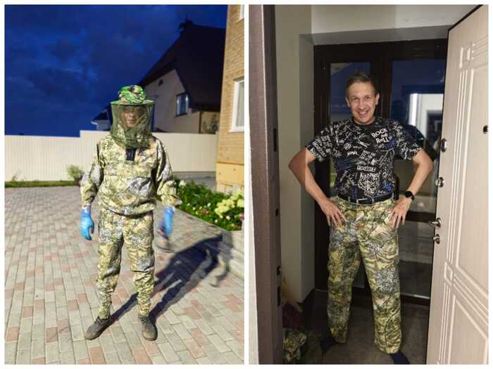 Перенес колонию шмелей с места строительства