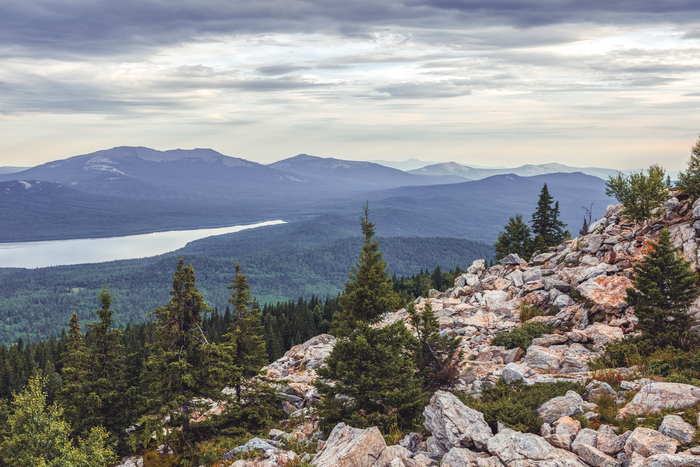 Горные хребты парка