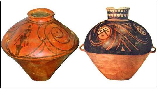 Крашеная керамика эпохи энеолита (IV - III тыс. до н.э.)