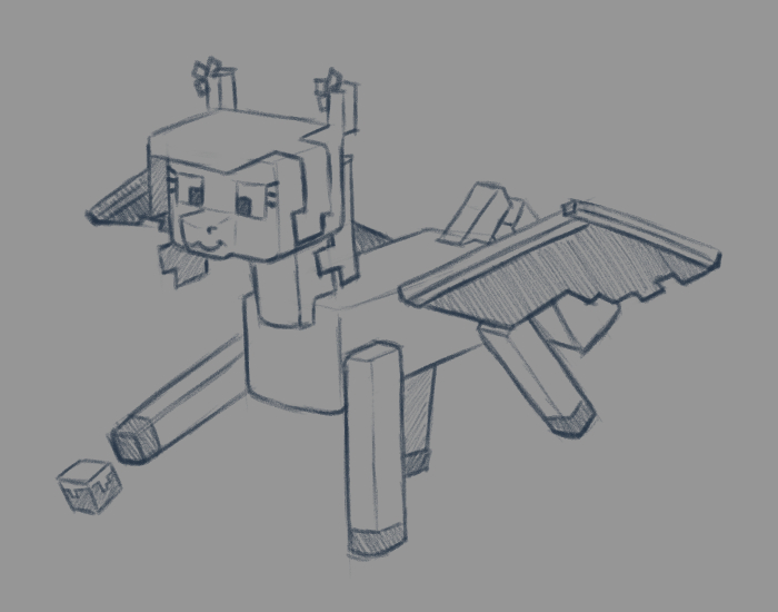 !  ,    ! My Little Pony, Original Character, Batpony, Minecraft