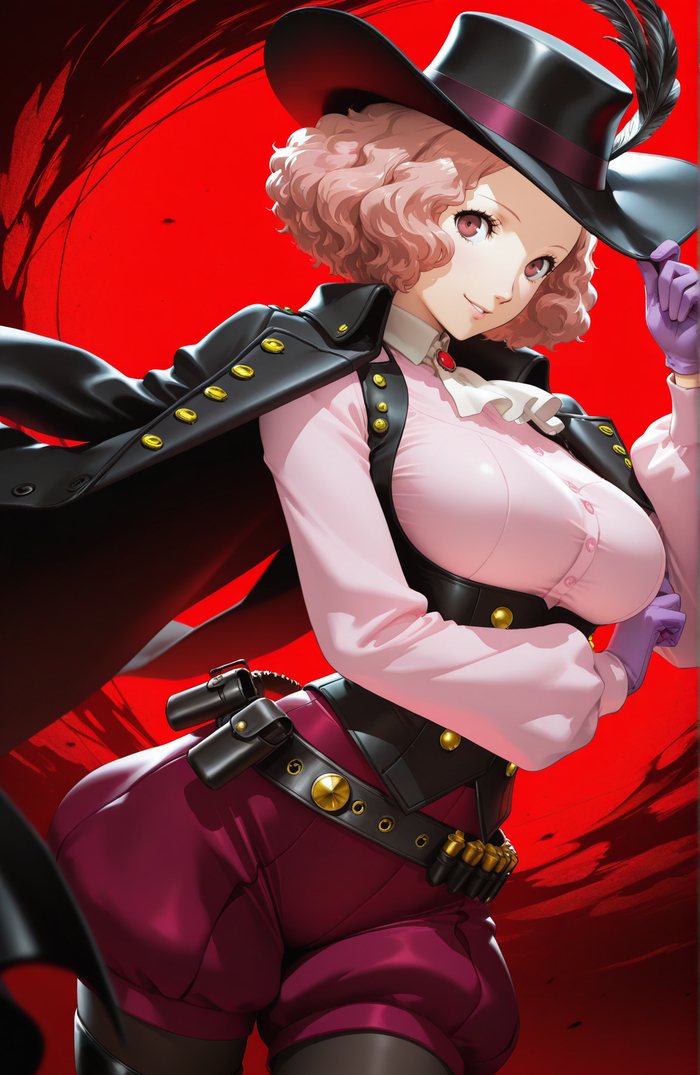  , , Anime Art,  ,  , Persona, Persona 5, Okumura Haru, Game Art, 