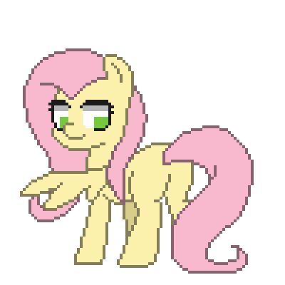  My Little Pony, Fluttershy, Pixel Art, 